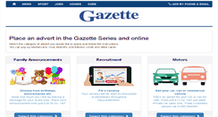 Desktop Screenshot of adbooker.gazetteseries.co.uk