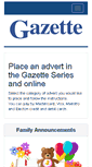 Mobile Screenshot of adbooker.gazetteseries.co.uk