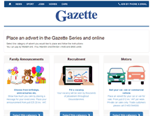 Tablet Screenshot of adbooker.gazetteseries.co.uk